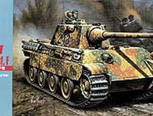 מודל להרכבה Pz.Kpfw V Panther Ausf. F קנה מידה 1:72 Hasegawa 0431140