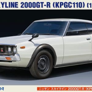 מודל להרכבה של מכונית ספורט קלאסית - Nissan Skyline 2000GT-R (KPGC110) 1973 בקנה מידה 1/24  0421149 HASEGAWA