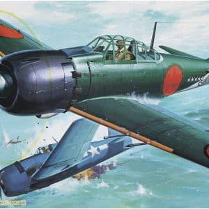 מודל להרכבה Mitsubishi A6M5c Zero Fighter Type 52 קנה מידה 1:32 Hasegawa 0408054