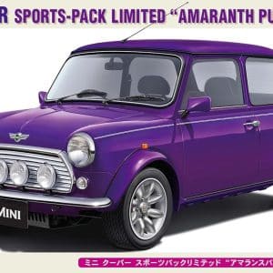 מודל להרכבה של  - Mini Cooper Sports-Pack Limited “Amaranth Purple” (1998) בקנה מידה 1/24  0420814 HASEGAWA