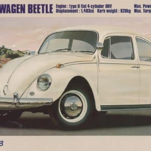 מודל להרכבה Volkswagen Beetle Type 1 (1967) קנה מידה 1:24 Hasegawa 0421203