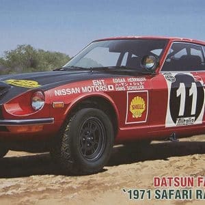 מודל להרכבה של מכונית ראלי - Datsun 240Z “1971 Safari Rally Winner” בקנה מידה 1/24  0421148 HASEGAWA