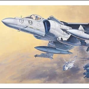 מודל להרכבה AV-8B Harrier II Plus קנה מידה 1:48 Hasegawa 0407228
