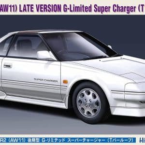 מודל להרכבה של מכונית ספורט - Toyota MR2 (AW11) Late Version G-Limited Super Charger T-Bar Roof 1988 בקנה מידה 1/24  0421145 HASEGAWA