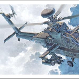 מודל להרכבה AH-64D Apache Longbow קנה מידה 1:48 Hasegawa 0407223