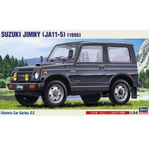 מודל להרכבה של רכב שטח - Suzuki Jimny JA11-5 (1995) בקנה מידה 1/24 0421122 HASEGAWA