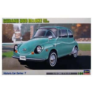 מודל להרכבה של מכונית מיני קלאסית - Subaru 360 Deluxe (1968) בקנה מידה 1/24  0421107 HASEGAWA