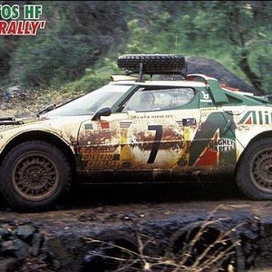מודל להרכבה Lancia Stratos HF 1977 Safari Rally קנה מידה 1:24 Hasegawa 0425036