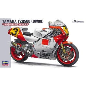 מודל להרכבה Yamaha YZR500 (0W98) 1988 WGP500 Champion קנה מידה 1:12 Hasegawa 0421503