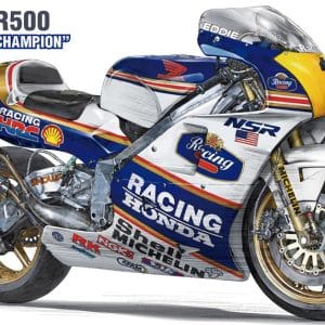 מודל להרכבה Honda NSR500 1989 WGP500 Champion קנה מידה 1:12 Hasegawa 0421504