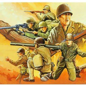 מודל להרכבה U.S. Infantry Combat Team קנה מידה 1:72 Hasegawa 0431129